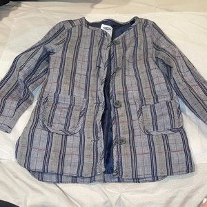 Girls blue and grey blazer jacket